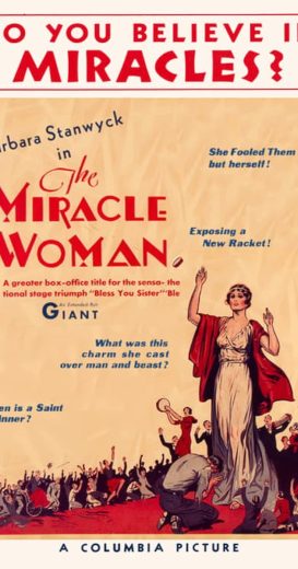 مشاهدة فيلم The Miracle Woman 1931 مترجم