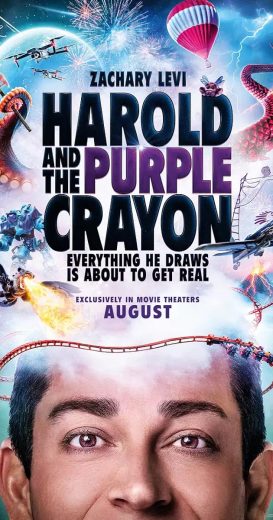 مشاهدة فيلم Harold and the Purple Crayon 2024 مترجم